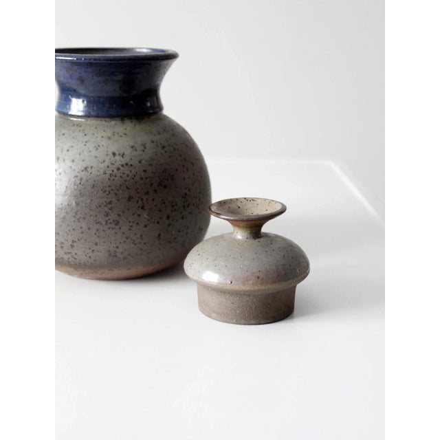 1970s Studio Pottery Jar For Sale - Image 4 of 9