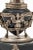 Black Rare French Bloodstone Sterling Silver Cherub Mounted Inkwell, Circa 1920 For Sale - Image 8 of 11