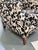 Late 20th Century Sam Moore Upholstered Wingback Lounge Chair in Botanical Leaf Fabric For Sale - Image 5 of 11