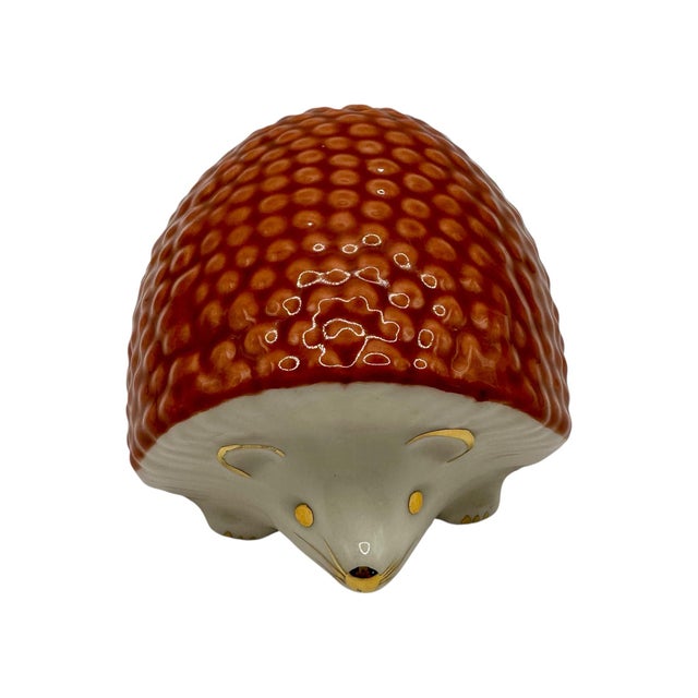 Ceramic Vintage Racacer Spain Porcelain Hedgehog Figurine For Sale - Image 7 of 12