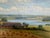 Early 20th Century Henrik Gamst Jespersen (1853-1936) Danish Antique Harvest Landscape Oil Painting For Sale - Image 5 of 12
