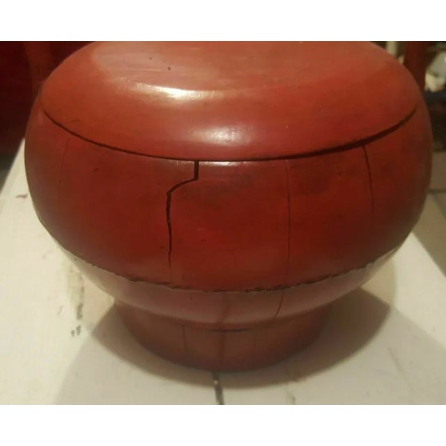 Early 20th Century Vintage Chinese Wood Rice Box For Sale In Denver - Image 6 of 6