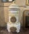 Late 19th Century 19th Century French Glazed Terracotta and Brass Wood-Burning Stove For Sale - Image 5 of 13