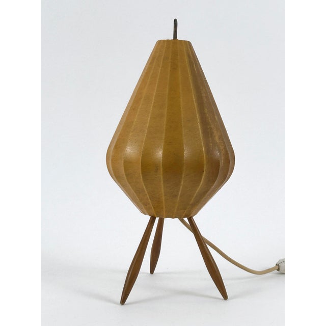 Mid-Century Modern Cocoon Table Lamp, Germany, 1960s For Sale - Image 9 of 18