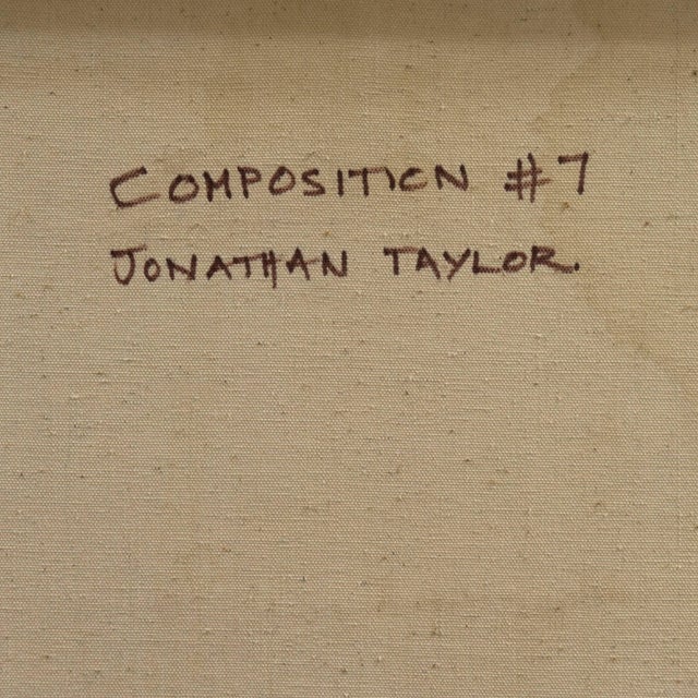 'Composition #7' by Jonathan Taylor, Architectural Abstract For Sale - Image 9 of 10