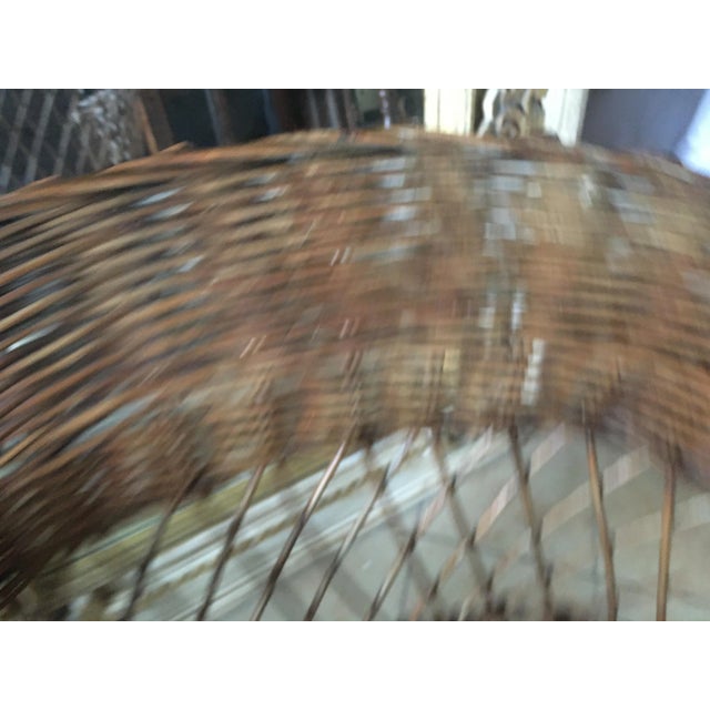 Wicker Armchair, 1960s For Sale - Image 10 of 13