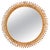 Large Vintage Round Mirror in Rattan and Wicker by Franco Albini, 1960s For Sale - Image 13 of 13