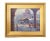 Mid 20th Century Silvio Silvestri, Listed Artist Italian Cityscape Oil Painting Including the Antiqued Gold Wood Frame For Sale - Image 5 of 12