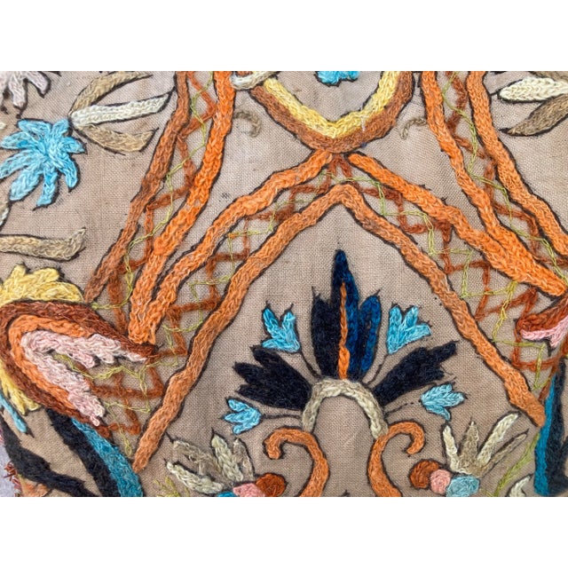 Mary Jane McCarty Designs Crewel Pillows a Pair For Sale - Image 4 of 6