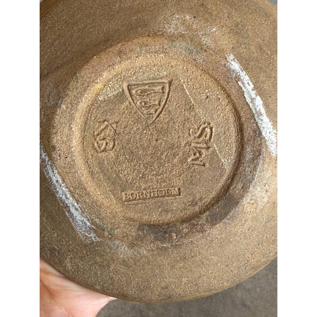 Michael Andersen & Søn Danish Blue Ceramic Small Bowl 1960s Mid-Century For Sale In Los Angeles - Image 6 of 9