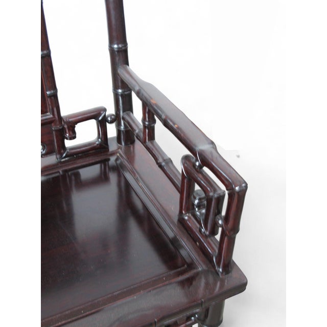 94" Long Rosewood Dining Table and 8 Chair Set For Sale - Image 11 of 12