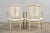 Antique French Louis XVI Painted Armchairs in Off-White Wool - A Pair For Sale - Image 18 of 18