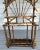 Wood English Hall Stand Tortoise Shell Bamboo Hall Tree For Sale - Image 7 of 12