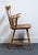 Late 20th Century Nichols & Stone Co. Solid Hard Rock Maple Colonial Early American Comb Back Dining Arm Chair For Sale - Image 5 of 11