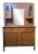 Antique Art Nouveau Cherry Cupboard, 1890s For Sale