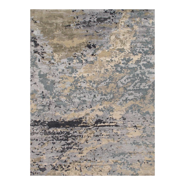 Pasargad Home Transitiona Beige Area Rug- 8'11" X 11'10" For Sale