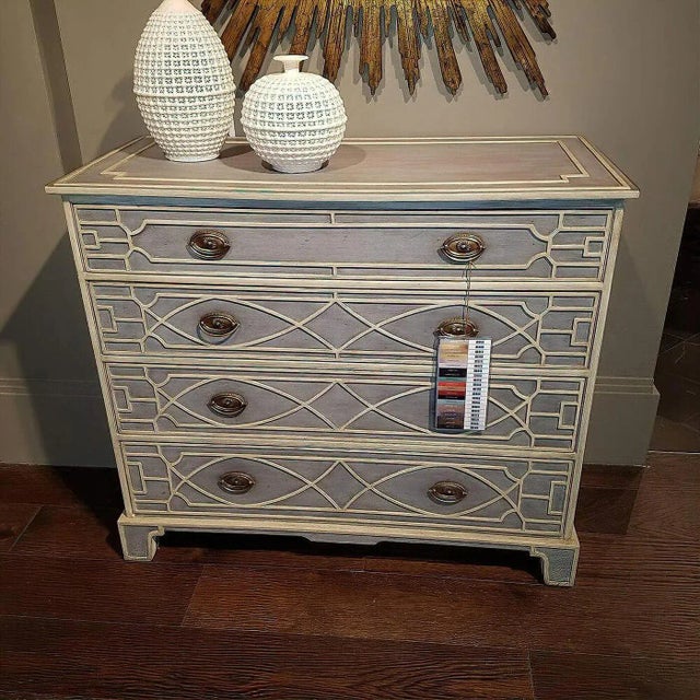 Chippendale Painted Chest For Sale In Greensboro - Image 6 of 6