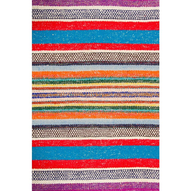Handwoven in pure wool and originating circa 1950-1959, this 3x8 vintage Turkish Chaput kilim runner joins Rug & Kilim’s...