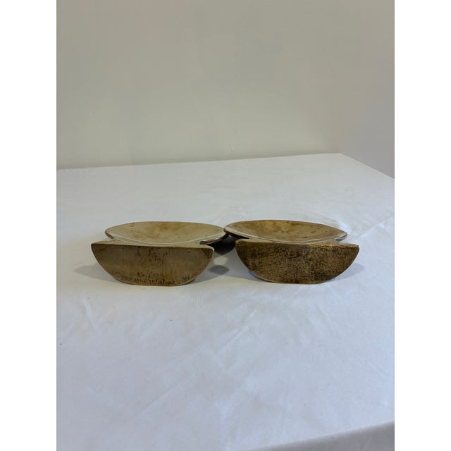 Vintage Brass Scallop Seashell Bookends, Pair For Sale - Image 4 of 6