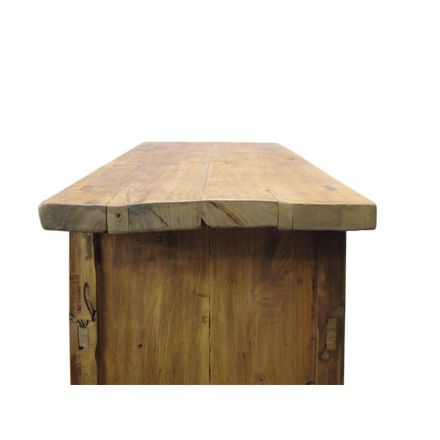 Antique Chinese Console Table With Five Drawers For Sale In Greensboro - Image 6 of 14