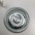 Hand Blown Bubble Bottom Ground Top Crystal Decanter With Stopper For Sale - Image 11 of 13