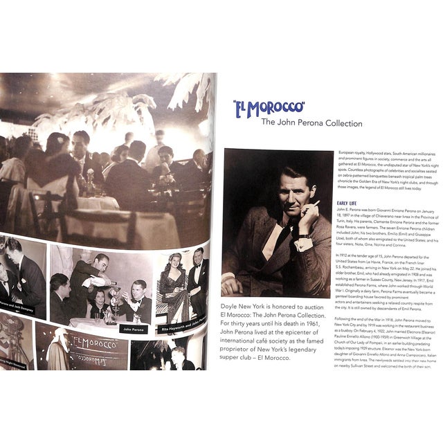 2010s El Morocco the John Perona Collection - September 16, 2014 Doyle New York For Sale - Image 5 of 16