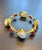 Gemstone Bochic “Capri” Vintage Ruby & South Sea Pearl Bangle in 18K Gold & Silver For Sale - Image 7 of 18