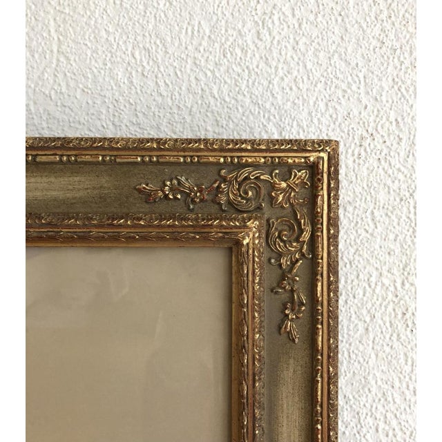 Charles Émile Moïse Hornung, Jeune femme coiffure Charleston et robe bleue, Pastel on Paper, Framed For Sale - Image 6 of 9