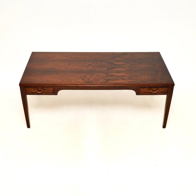 Vintage Danish Coffee Table attributed to Fritz Henningsen, 1960s For Sale - Image 6 of 11