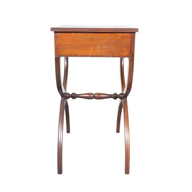 Wood Pair of Regency Style Mahogany End Tables For Sale - Image 7 of 18