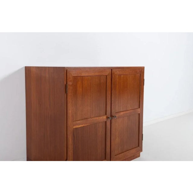 Wood Teak Cabinets by Tove & Edvard Kindt-Larsen for Thorald Madsens, 1950s, Set of 3 For Sale - Image 7 of 18
