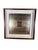 Wood Mid 20th Century Large Gold Leaf Mirror With Mahogany Frame For Sale - Image 7 of 10