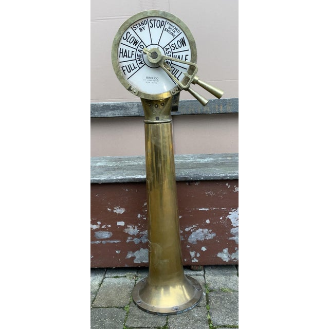 Traditional Solid Brass Ships Telegraph For Sale - Image 3 of 8
