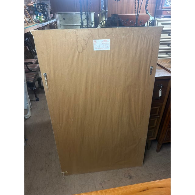 Cream Italian Friedman Brothers Cream Carved Trumeau Mirror For Sale - Image 8 of 8