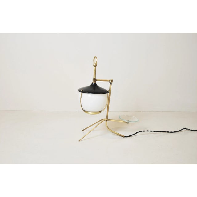 Brass Lantern Table Lamp, 1950s For Sale - Image 11 of 11