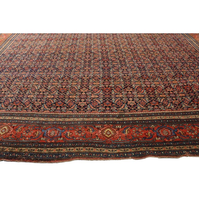 Late 19th Century Persian Bijar Rug, 13'00 X 22'08 For Sale - Image 4 of 7