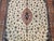 Textile Vintage Tabriz Rug, Hand-Knotted Wool, Floral Medallion Pattern, Ivory & Terracotta, 9x13 For Sale - Image 7 of 13