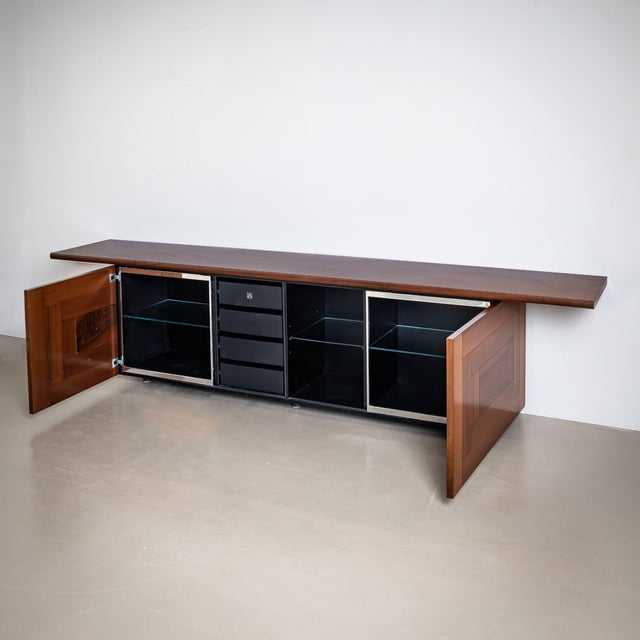 Long Sideboard, Model "Sheraton" by Giotto Stoppino and Lodovico Acerbis for Acerbis, Italy, 1970s For Sale In New York - Image 6 of 10