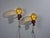 Mid-Century Modern 1960s Luxus Vittsjö, Impressive Wall Sconces, Dark Pine, Tinted Glass - Pair For Sale - Image 3 of 12