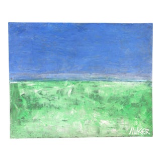 Cassandra Auker Original Painting “Gulf Coast”, Mixed Media on Canvas Paper For Sale