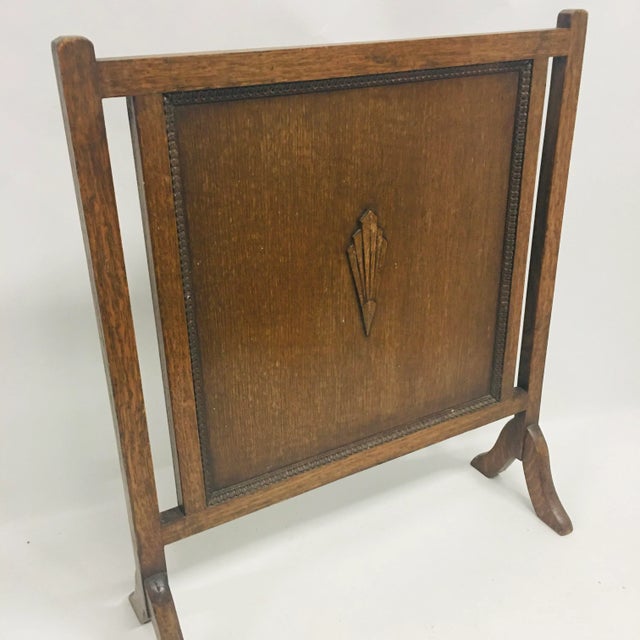 1930s 1930s Mission Oak Fire Screen For Sale - Image 5 of 5