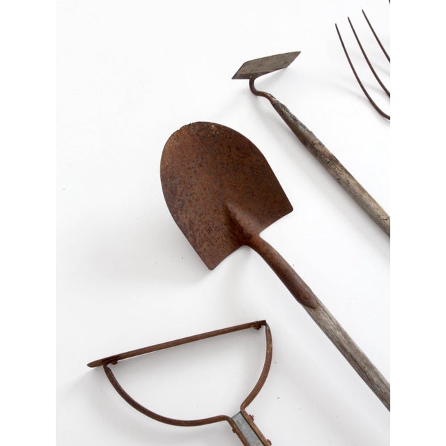 Antique Primitive Garden Tool Collection - 7 Piece For Sale - Image 4 of 18