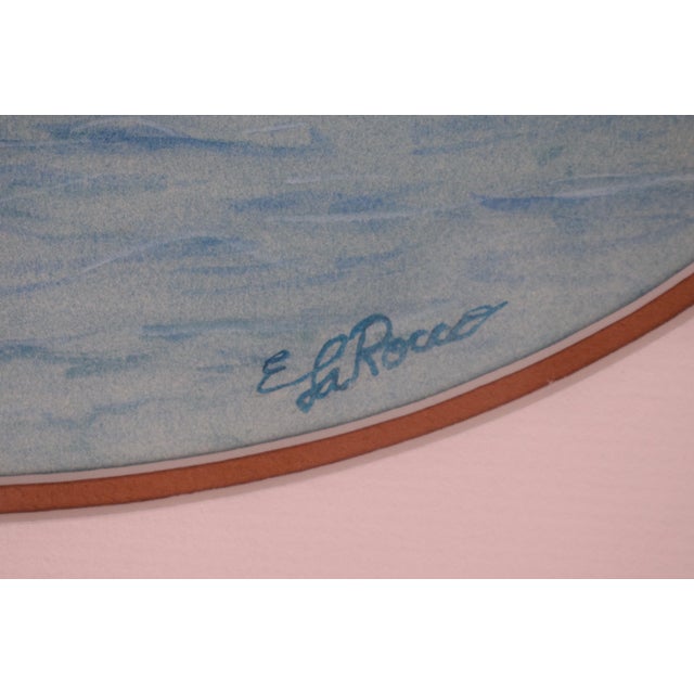1950s Chris-Craft Speedboat Gouache C1950s Painting For Sale - Image 5 of 6