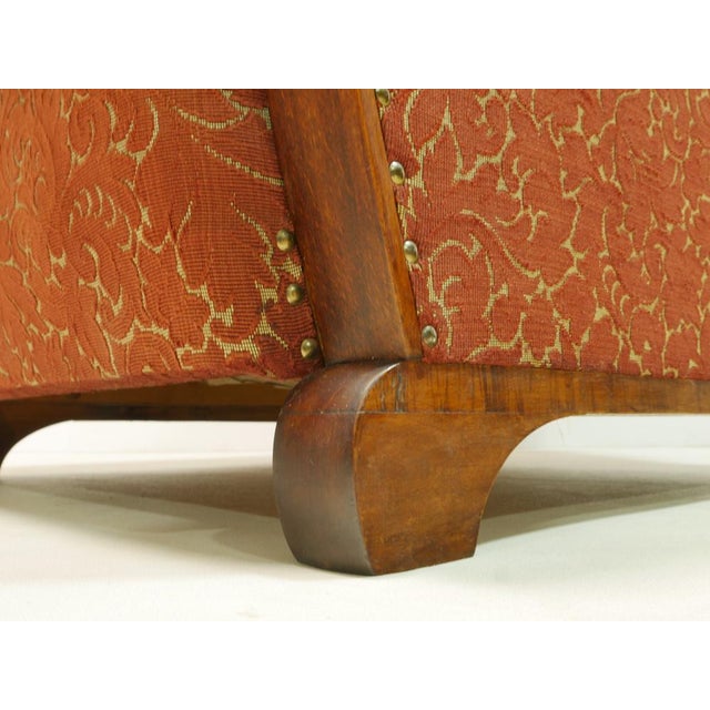 Mid-Century Art Deco Club Chair, Germany, 1950s For Sale - Image 14 of 15