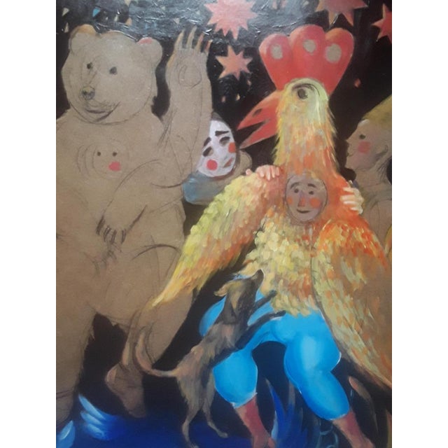 Veronik Isaeva-Agenos, Carnival, 2020, Acrylic on Plate For Sale - Image 5 of 11