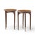 Contemporary Kara Mann for Baker Milling Road Cradle End Tables - Pair For Sale - Image 3 of 12