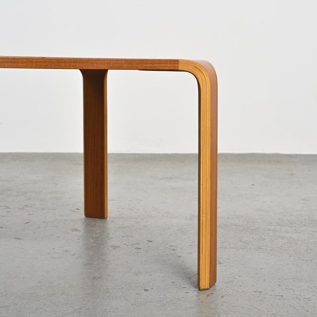 Brown Coffee Table by Saburo Inui for Tendo Mokko, 1960s For Sale - Image 8 of 9