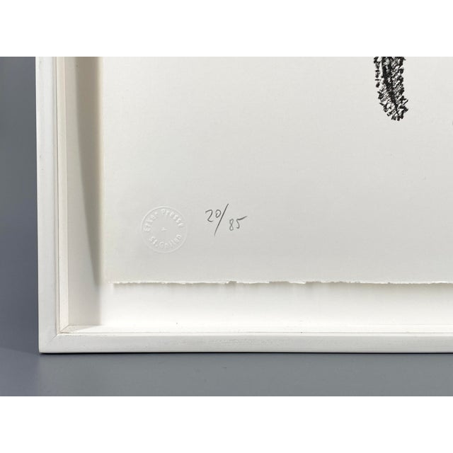 Modern Mark Tobey, Composition in Black, 1972, Lithograph on Paper, Framed For Sale - Image 3 of 11