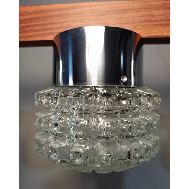 Wood Ceiling Light by Richard Essig, 1970s For Sale - Image 7 of 9