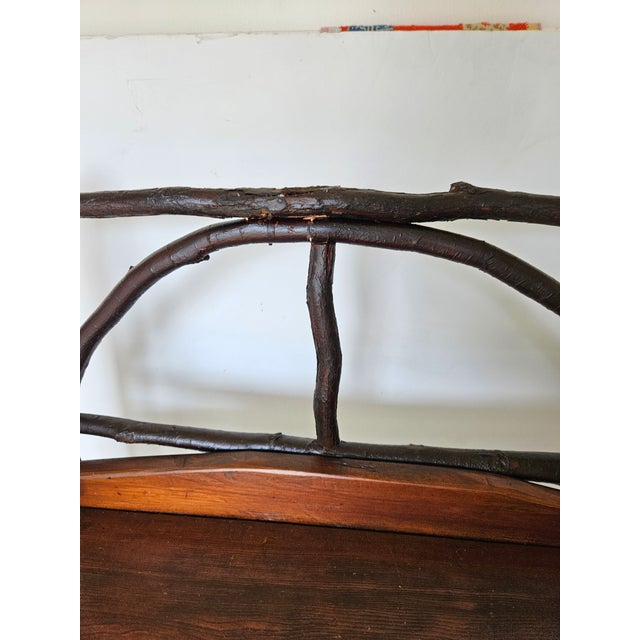 Rustic 1920s Adirondack Rustic Twig Bookcase or Etagere For Sale - Image 3 of 5